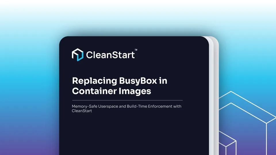Replacing BusyBox in Container Images