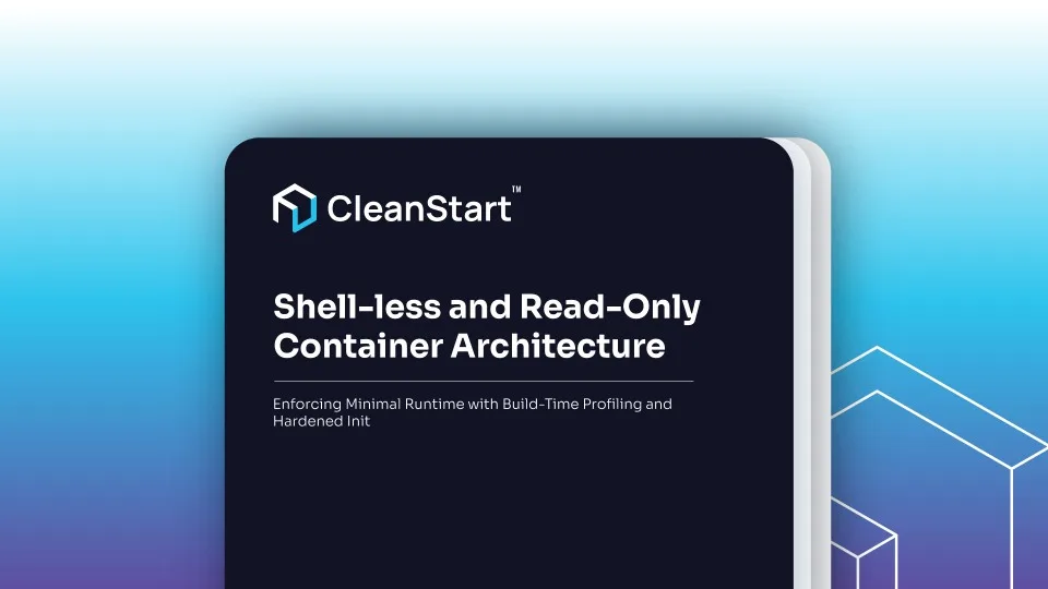 Shell-less and Read-Only Container Architecture