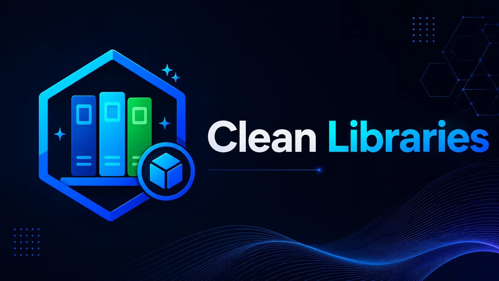 Clean libraries banner website